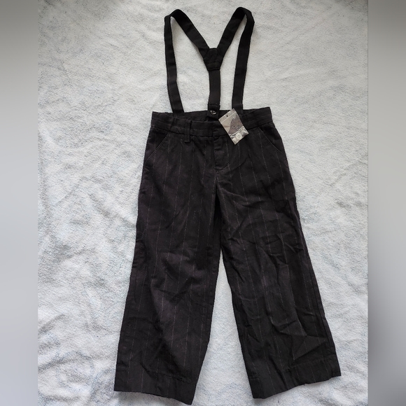 New Toddler Boy's Pinstripe Overalls Size 3 - Picture 1 of 3